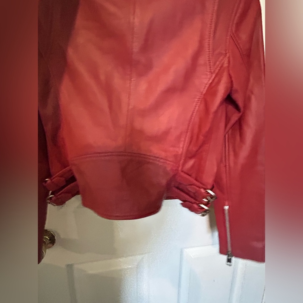 Walter Baker Liz Leather Moto Biker Jacket XS - Picture 13 of 16